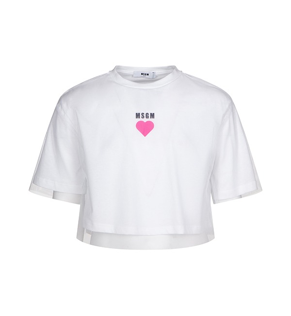 [MSGM KIDS]T-Shirt - MS029437 - White