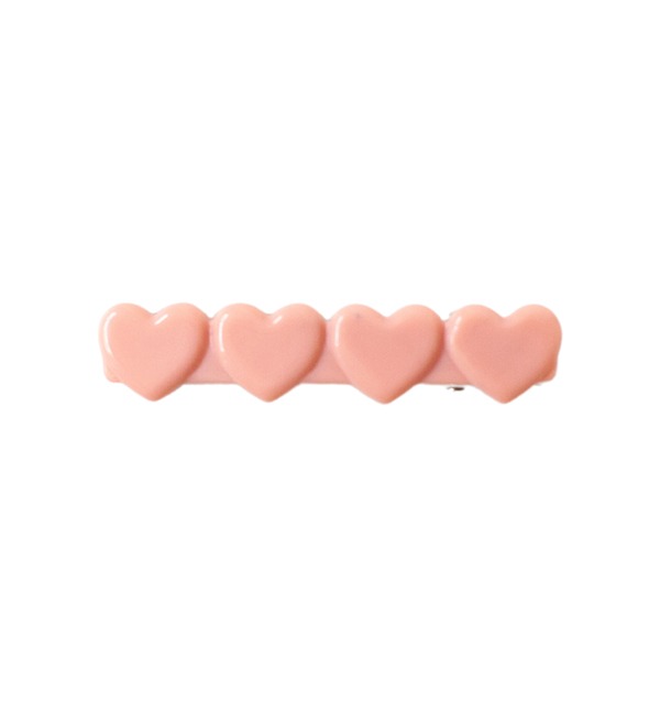 [WUNDERKIN]Heart Clip - Melon