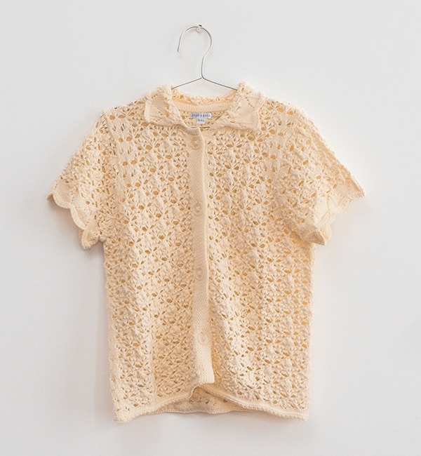 [FISH &amp; KIDS]Crochet Shirt
