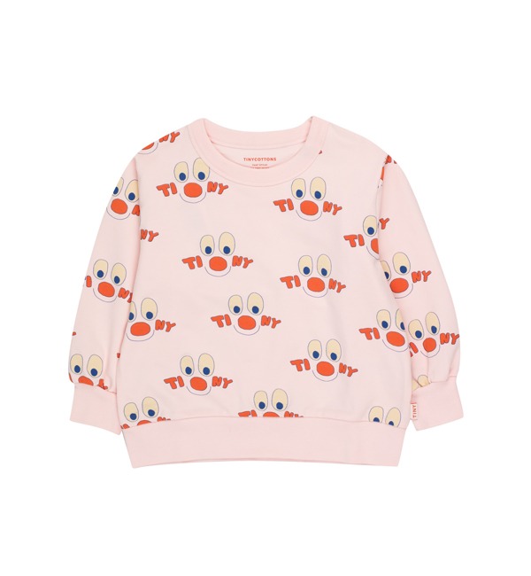 CHILDREN&#039;S DAY - 5/6 종료[TINYCOTTONS]Clowns Sweatshirt - Pastel Pink