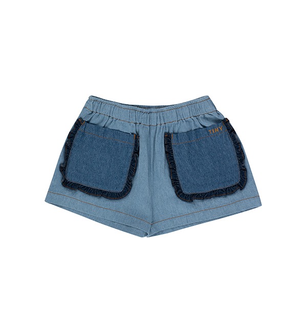 [TINYCOTTONS]Pockets Shorts - Light Navy
